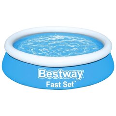 Bestway Fast Set täispumbatav bassein ümmargune 183x51 cm, sinine цена и информация | Бассейны | kaup24.ee