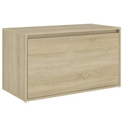 esikupink 80 x 40 x 45 cm, Sonoma tamm, puitlaastplaat цена и информация | Полки для обуви, банкетки | kaup24.ee