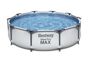 Каркасный бассейн Bestway Steel Pro Max 305x76 см, без фильтра цена и информация | Бассейны | kaup24.ee