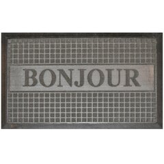 Uksematt Bonjour Grey 45x75 cm hind ja info | Uksematid | kaup24.ee