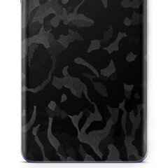 apgo kleebiskile fooliumvinüül BACK jaoks ühildub seadmega LG K62, Wrap, kriimustuskindel, lihtne paigaldada – Must Camo цена и информация | Защитные пленки для телефонов | kaup24.ee