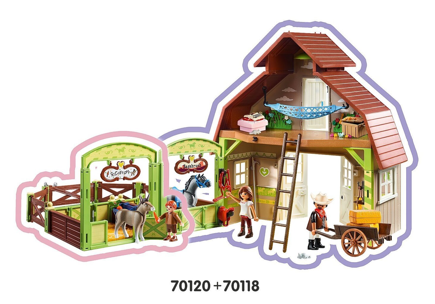 70120 PLAYMOBIL® DreamWork Snips ja eesel härra Porgand hind ja info | Klotsid ja konstruktorid | kaup24.ee