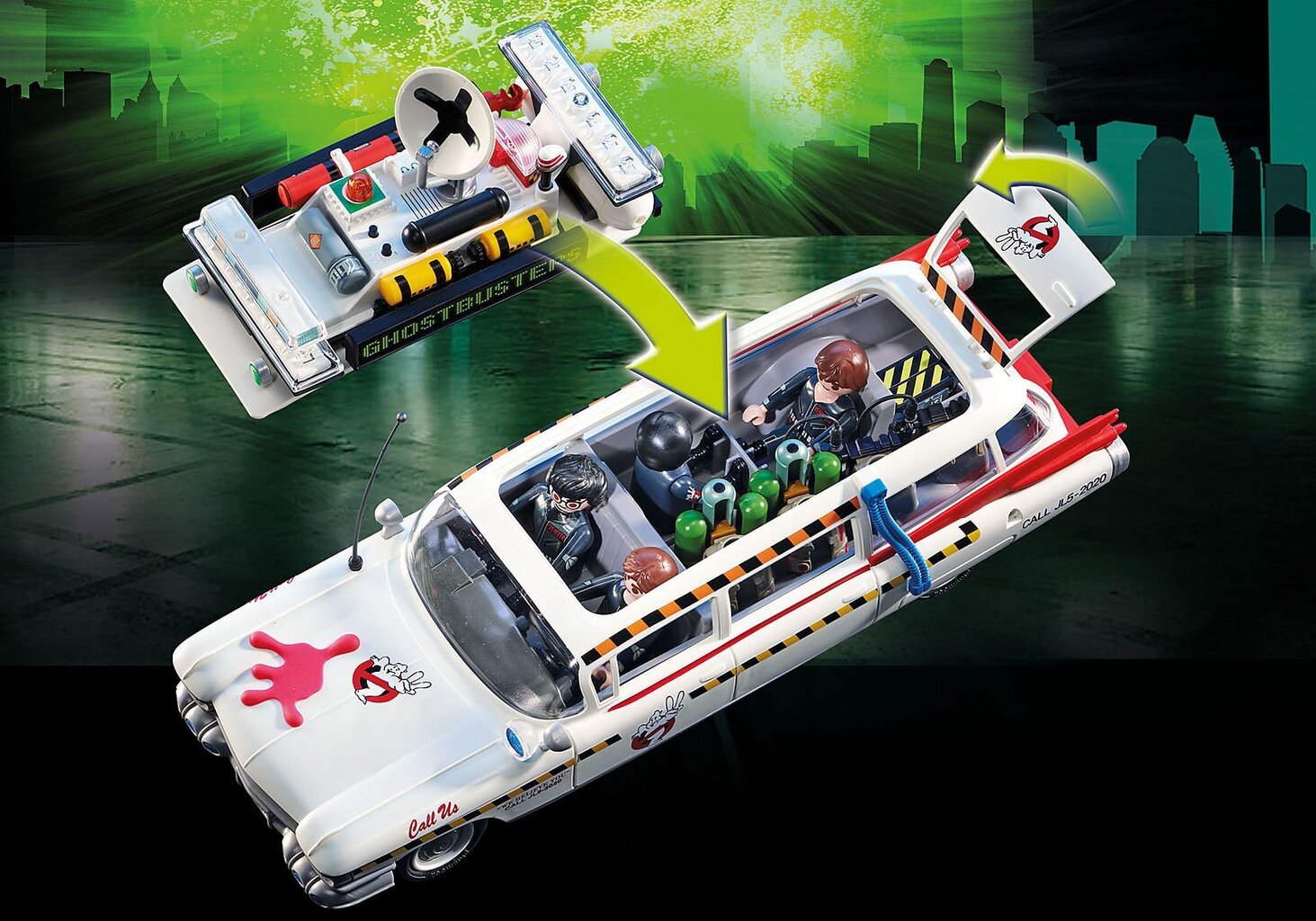 70170 PLAYMOBIL® Ghostbusters™ Ecto-1A tondipüüdjate auto hind ja info | Klotsid ja konstruktorid | kaup24.ee