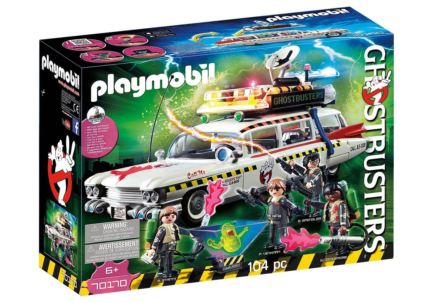 70170 PLAYMOBIL® Ghostbusters™ Ecto-1A tondipüüdjate auto hind ja info | Klotsid ja konstruktorid | kaup24.ee