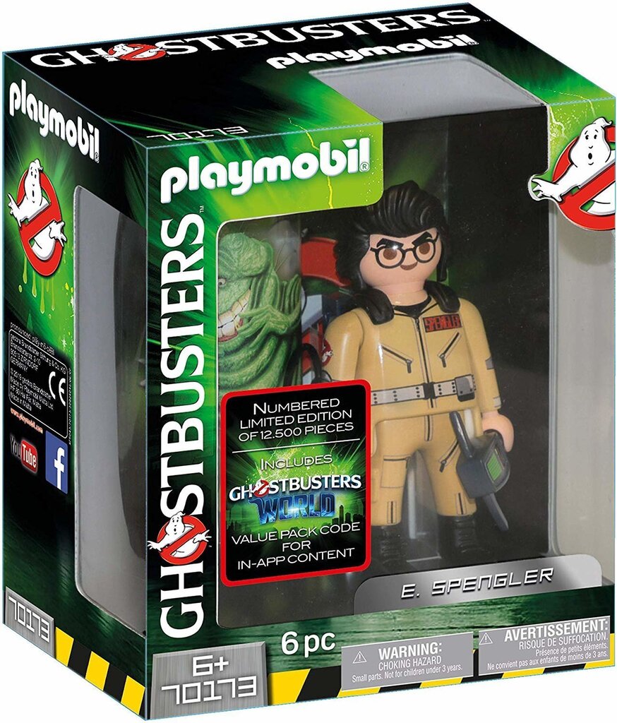 70173 PLAYMOBIL® Ghostbusters™ E. Spengler kuju hind ja info | Klotsid ja konstruktorid | kaup24.ee