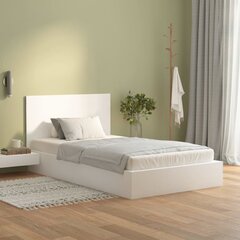 voodipeats, valge, 120 x 1,5 x 80 cm, tehispuit hind ja info | Voodid | kaup24.ee