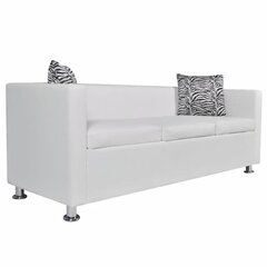 Комплект из двухместного и трехместного диванов, белый цена и информация | Комплекты мягкой мебели | kaup24.ee