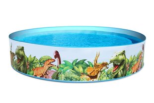 Каркасный бассейн Bestway Dinosaur Fill 'N Fun, 244x46 см цена и информация | Бассейны | kaup24.ee