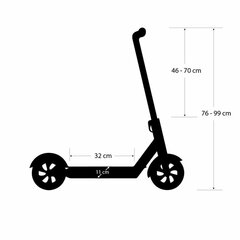 Roller KRF Urban City 145 Valge hind ja info | Tõukerattad | kaup24.ee