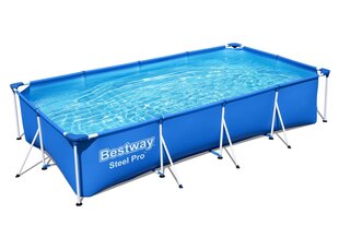 Бассейн Bestway Steel Pro, 400 см x 211 см x 81 см цена и информация | Бассейны | kaup24.ee