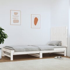 seinale kinnitatav voodipeats, valge, 82,5x3x60 cm, männipuit цена и информация | Кровати | kaup24.ee