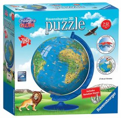 3D головоломка Ravensburger Глобус, 3384, 180 д. цена и информация | Пазлы | kaup24.ee