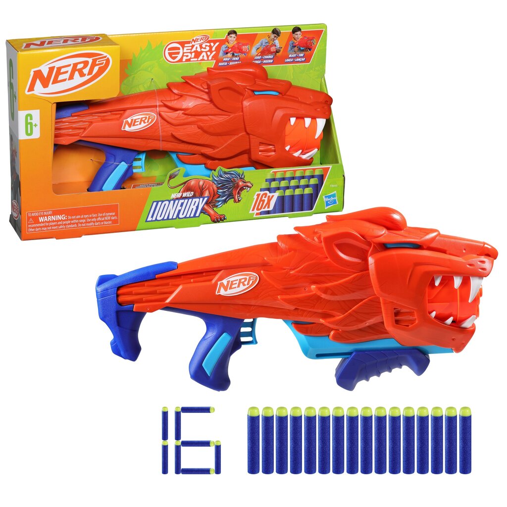 NERF Blaster Lionfury hind ja info | Mänguasjad (vesi, rand ja liiv) | kaup24.ee