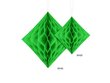 Riputatav kaunistus Diamond, roheline, 30 cm, 1 karp/50 pk (1 pk/1 tk) hind ja info | Peokaunistused | kaup24.ee