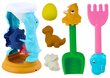 Dinosaurusteemaline liivamänguasjakomplekt цена и информация | Mänguasjad (vesi, rand ja liiv) | kaup24.ee