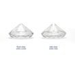 Lauakaardi hoidja Diamond, 40 mm, läbipaistev, 1 karp/20 pk (1 pk/10 tk) цена и информация | Peokaunistused | kaup24.ee