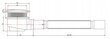 Ruudukujuline dušialus Mexen Slim sifooniga, 70x70, 80x80, 90x90, 100x100 cm hind ja info | Dušialused | kaup24.ee