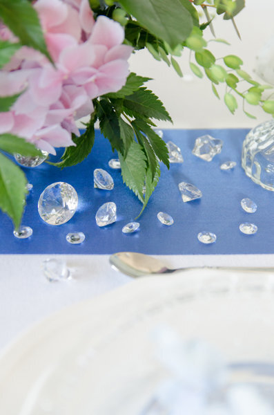 Konfett kristallid Diamond, 30 mm, läbipaistev, 1 pk/5 tk hind ja info | Peokaunistused | kaup24.ee
