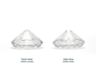 Lauakaardi hoidja Diamond, 40 mm, läbipaistev (1 pk/10 tk) цена и информация | Праздничные декорации | kaup24.ee