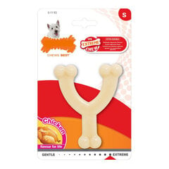 Прорезыватель для зубов для собак Nylabone Extreme Chew Wishbone Размер S Курица Нейлон цена и информация | Игрушки для собак | kaup24.ee