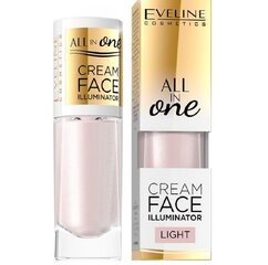 Kreemjas põsepuna Eveline All In One Cream Face Illuminator Light 8 ml цена и информация | Бронзеры (бронзаторы), румяна | kaup24.ee