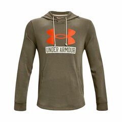 Dressipluus kapuutsiga, meeste Under Armour Hoodie Khakiroheline hind ja info | Meeste pusad | kaup24.ee