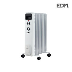 Õliradiaator (9 ribi) EDM 07124 Valge 2000 W hind ja info | Küttekehad | kaup24.ee