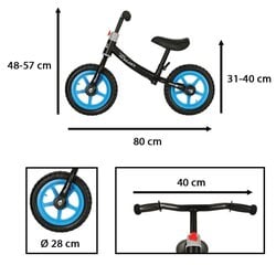 Tricycle Fix Balance krossratas must ja sinine hind ja info | Jooksurattad | kaup24.ee