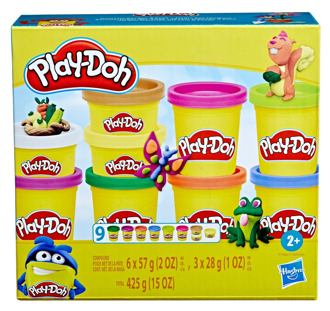 Play-Doh voolimismass, 9 purki цена и информация | Arendavad mänguasjad | kaup24.ee