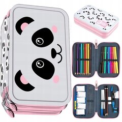 Pinal koos tarvikutega St.Right PC-04 Grey Panda 655326, 19x13x4,5 cm цена и информация | Пеналы | kaup24.ee