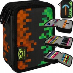 Kolmeosaline pinal koos tarvikutega Starpak Pixel Game 506709, 6x13x19 cm hind ja info | Pinalid | kaup24.ee