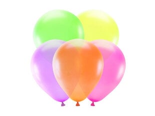 PartyDeco Воздушные шарик, 5 шт, 25 cм, неон цена и информация | Воздушные шары | kaup24.ee