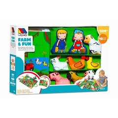 Игровой коврик Moltó Farm and Fun цена и информация | Развивающие коврики | kaup24.ee