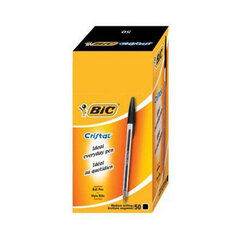 Sulepea Bic Cristal Must PVC hind ja info | Kirjutusvahendid | kaup24.ee