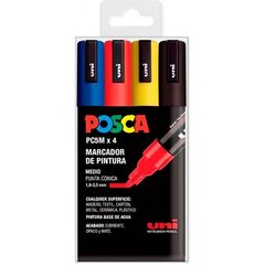 Markerite komplekt POSCA PC-5M Mitmevärviline hind ja info | Kirjutusvahendid | kaup24.ee