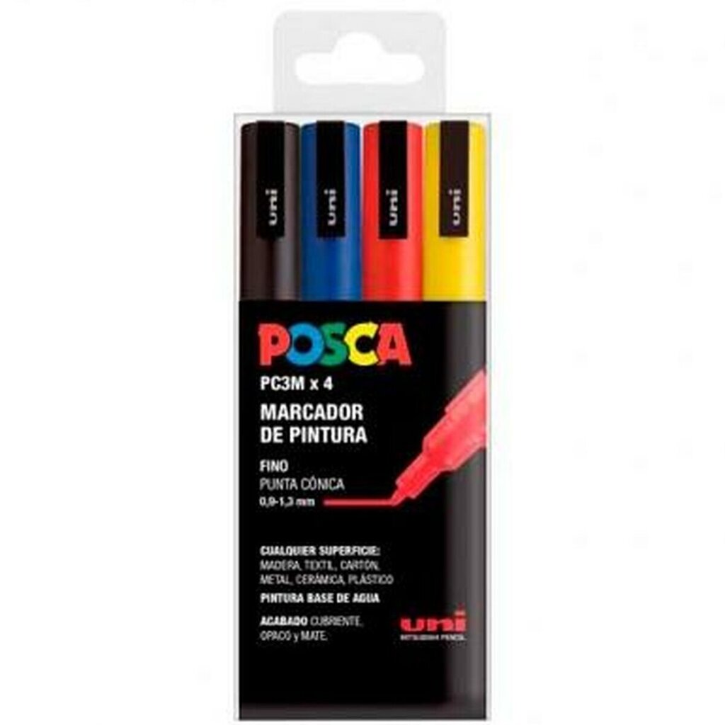 Markerite komplekt POSCA PC-3M Mitmevärviline hind ja info | Kirjutusvahendid | kaup24.ee