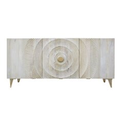 Устройство DKD Home Decor Металл Белый Древесина манго (160 x 45 x 75 cm) цена и информация | Комоды | kaup24.ee