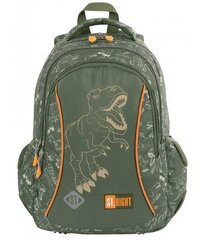 Kooli seljakott St. Right T-Rex Junior, 20L, pruun цена и информация | Школьные рюкзаки, спортивные сумки | kaup24.ee