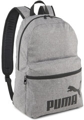Puma seljakott Phase Backpack 090118*01, hall/must hind ja info | Koolikotid, sussikotid | kaup24.ee