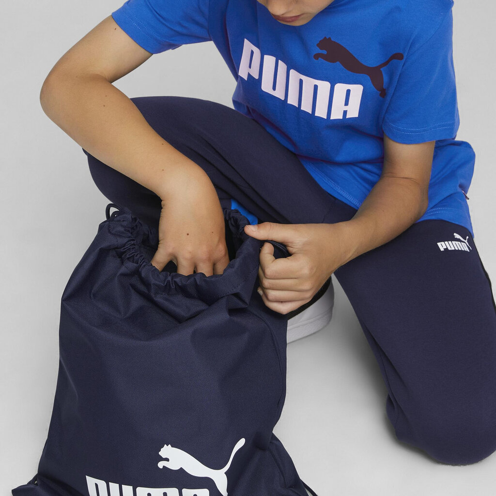 Puma Spordikotid Phase Gym Sack Navy 079944 02 цена и информация | Koolikotid, sussikotid | kaup24.ee