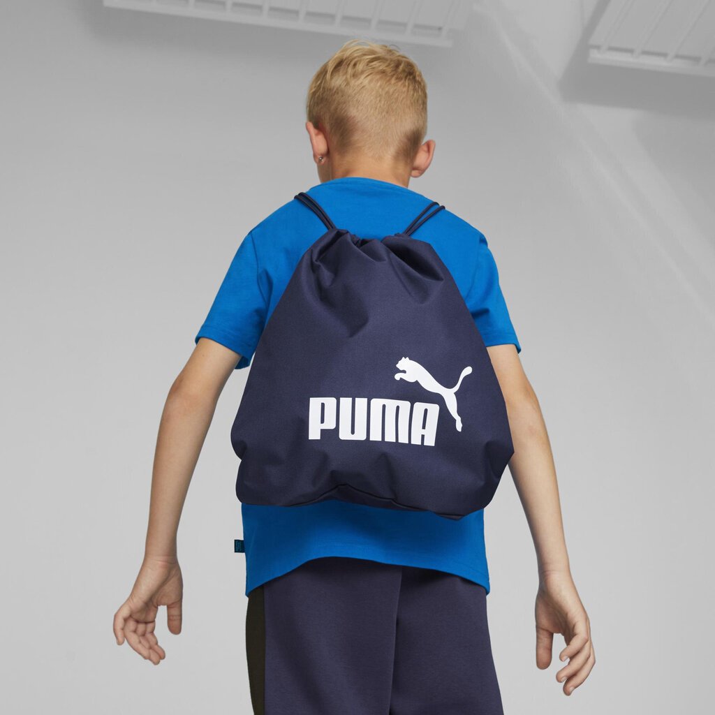 Puma Spordikotid Phase Gym Sack Navy 079944 02 цена и информация | Koolikotid, sussikotid | kaup24.ee