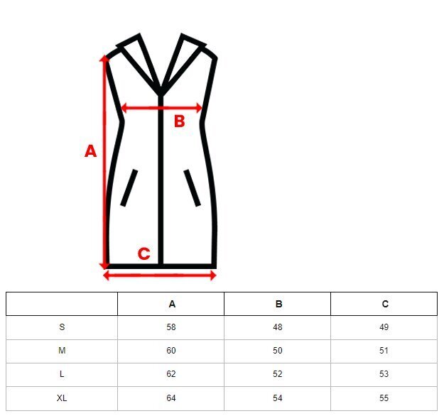 Punane vest Bizer цена и информация | Naiste vestid | kaup24.ee