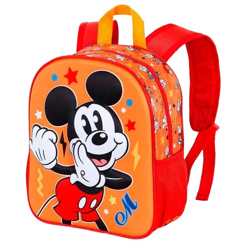 Disney Mickey Whisper 3D seljakott 31cm 117068 цена и информация | Koolikotid, sussikotid | kaup24.ee