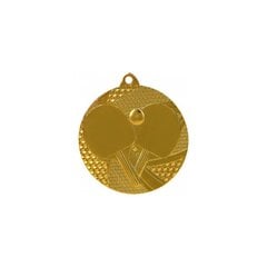 Lauatennis medal, kuld 50 mm hind ja info | Aplikatsioonid, dekoratsioonid, kleebised | kaup24.ee