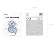 Fooliumist õhupallid &, 35 cm, hõbedane/läikiv hind ja info | Õhupallid | kaup24.ee