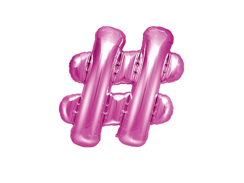 Fooliumist õhupallid #, 35 cm dark, roosa цена и информация | Õhupallid | kaup24.ee