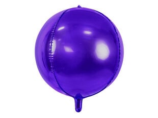 Fooliumist õhupallid Ball 40 cm, lilla цена и информация | Шары | kaup24.ee