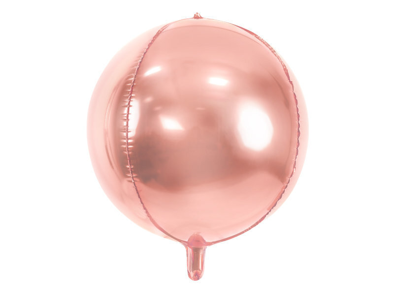Fooliumist õhupallid Ball 40 cm, kuldne/roosa, 50 tk. цена и информация | Õhupallid | kaup24.ee