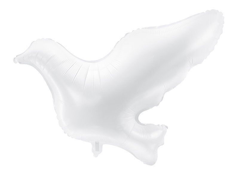 Fooliumist õhupallid Dove, valge 77x66 cm, 50 tk. hind ja info | Õhupallid | kaup24.ee