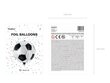 Fooliumist õhupallid Soccer Ball 40 cm hind ja info | Õhupallid | kaup24.ee